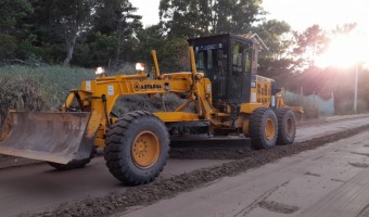 CORRALN SUR TRABAJA EN EL ARREGLO DE CALLES